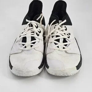 NIKE CN9512-108 PAUL GEORGE 3 TB WHITE/BLACK MENS SNEAKER SIZE US 11 Nike Pg 3 TB Paul George Basketball Sneaker CN9512-108 Mens  main image 2